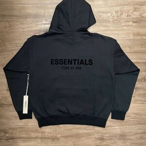 Fear of God Essentials black Hoodie 100% authentic